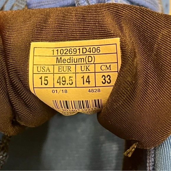 NWT Brooks Levitate running shoes, men’s 15 - blue, silver, black - Picture 6 of 7